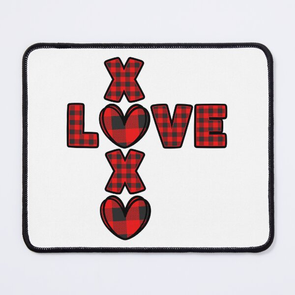 Item preview, Love XOXO Plaid 1 designed and sold by SimplyMe-Plus.