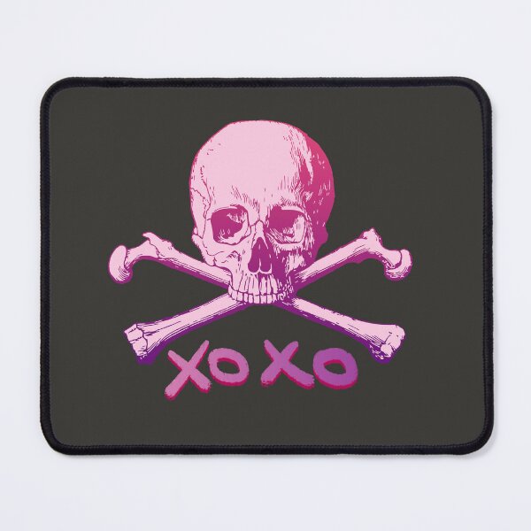 Item preview, XOXO pink skull designed and sold by pinkyfish1010.