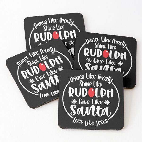 Item preview, Dance Like Frosty Love Like Jesus, Shine Like Rudolph, Give Like Santa designed and sold by MessiahMart.