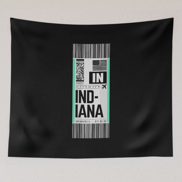 Item preview, INDIANA IN - Traveler Tag US Home State of Indiana designed and sold by LeddsoDello.