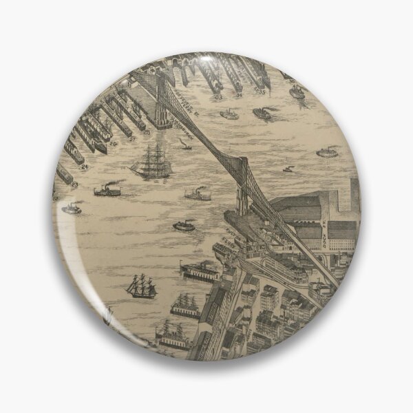 Artikelvorschau, Die Stadt New York - 1879 Karte - Detail entworfen und verkauft von boltjesdesign.