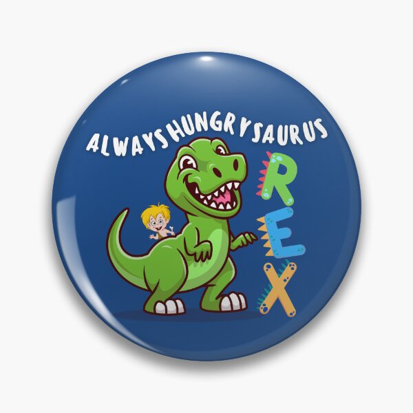 Item preview, Always-Hungry-Saurus Rex - blue designed and sold by Evolved-LovinIt.