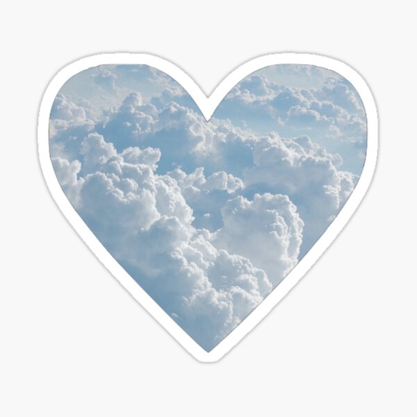 Item preview, Cloud heart designed and sold by StyleandCoffee.