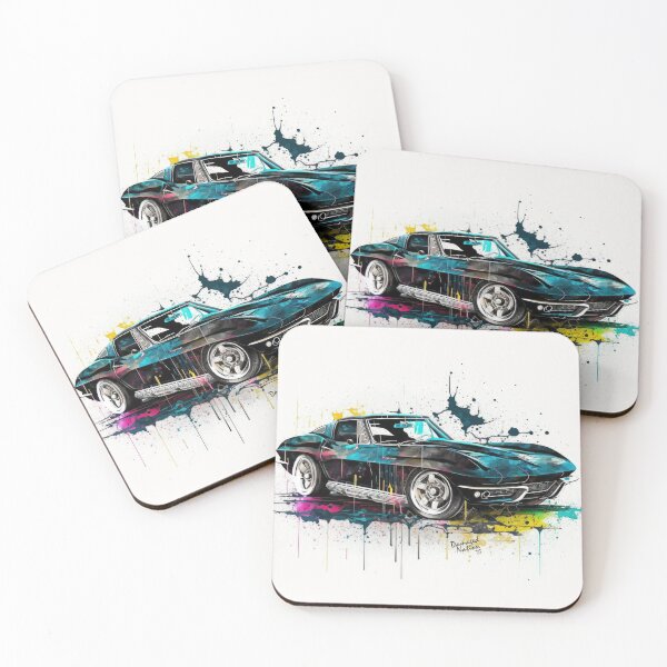 Artikelvorschau, 1965 Vette – Aquarell entworfen und verkauft von DamagedNation.