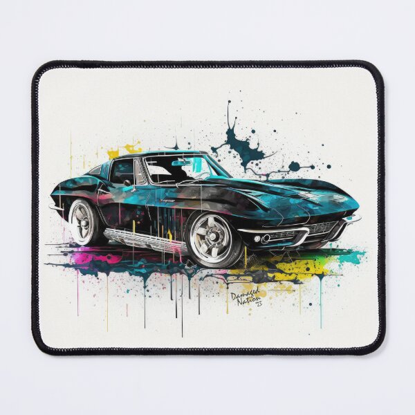 Artikelvorschau, 1965 Vette – Aquarell entworfen und verkauft von DamagedNation.