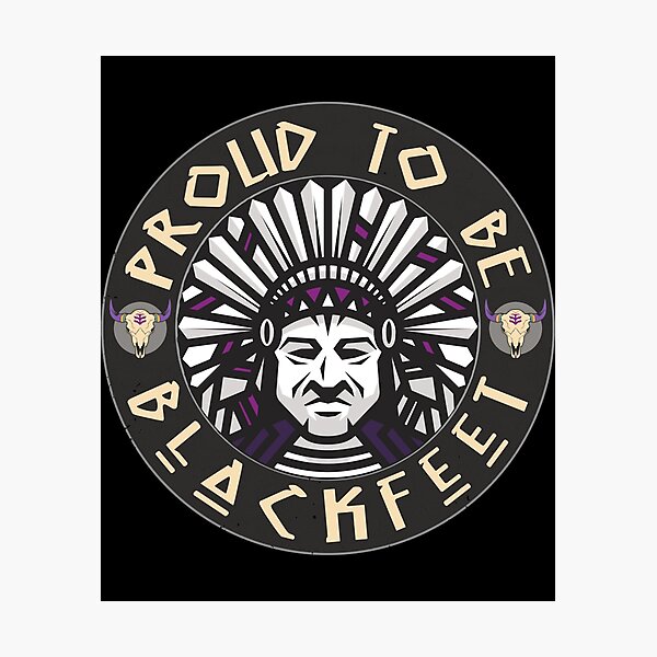 Item preview, Native American Blackfoot Tribes - Proud To Be Blackfeet - Chief Headdress designed and sold by Alexarshall.
