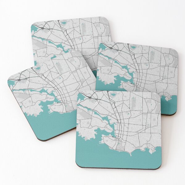 Item preview, Victoria BC Canada Map - Minimal Style w/ Roads designed and sold by wxnw-designs.