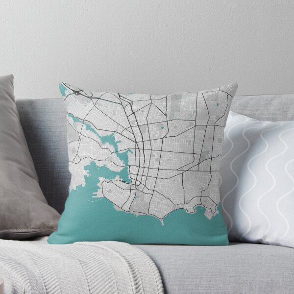 Item preview, Victoria BC Canada Map - Minimal Style w/ Roads designed and sold by wxnw-designs.