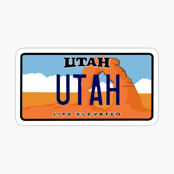 Item preview, UTAH License Plate Arches National Park Design (LIFE ELEVATED) designed and sold by cbozer2.