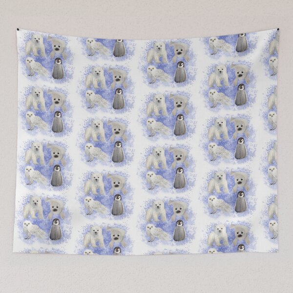 Item preview, Cute Watercolor Baby Arctic Animals Painting designed and sold by kjacunski.