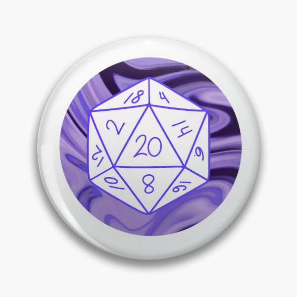 Item preview, Purple D20 white background designed and sold by sonksticks.
