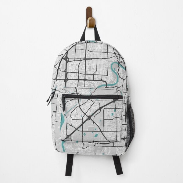 Item preview, Edmonton Alberta Canada Map - Minimal Style w/ Roads designed and sold by wxnw-designs.