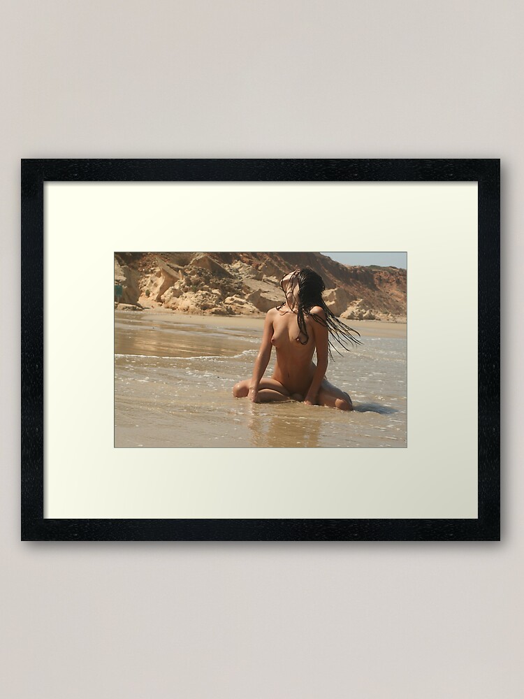Naked Women On The Beach (1) A4 Photo Print