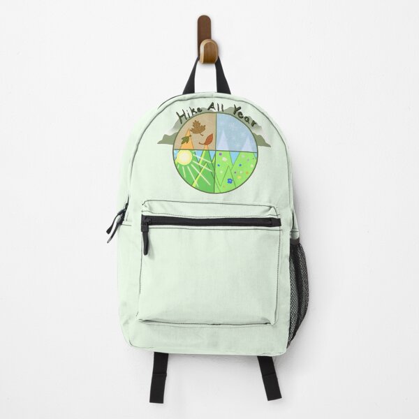 Item preview, “Hike all year” mountains with seasons designed and sold by CreationsByBear.