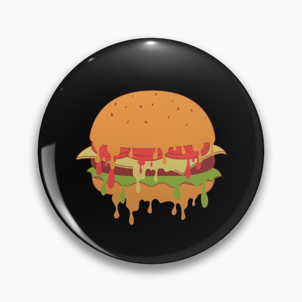 Item preview, Melted Burger designed and sold by ChickyCrochetCo.