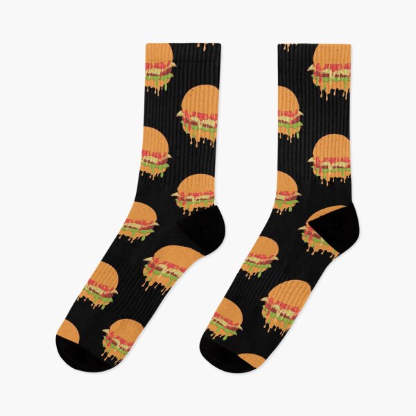 Item preview, Melted Burger designed and sold by ChickyCrochetCo.