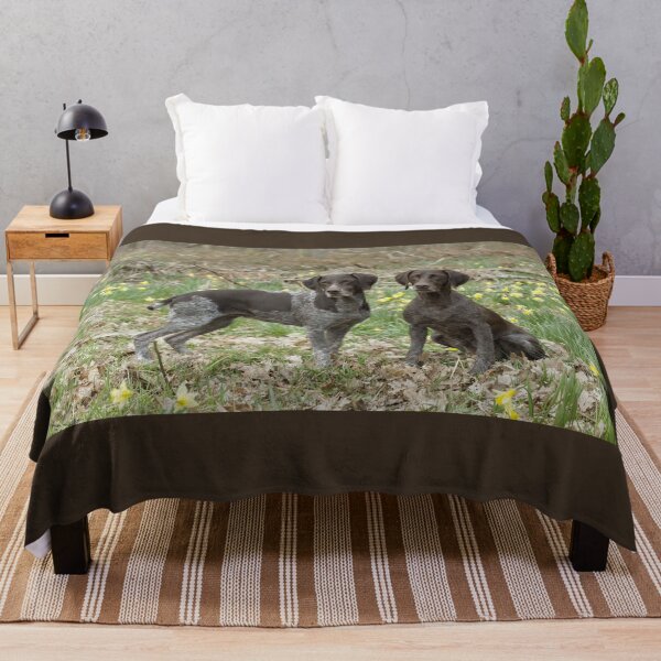 Item preview, Two German Short-haired Pointers in a Field designed and sold by ScienceSource.
