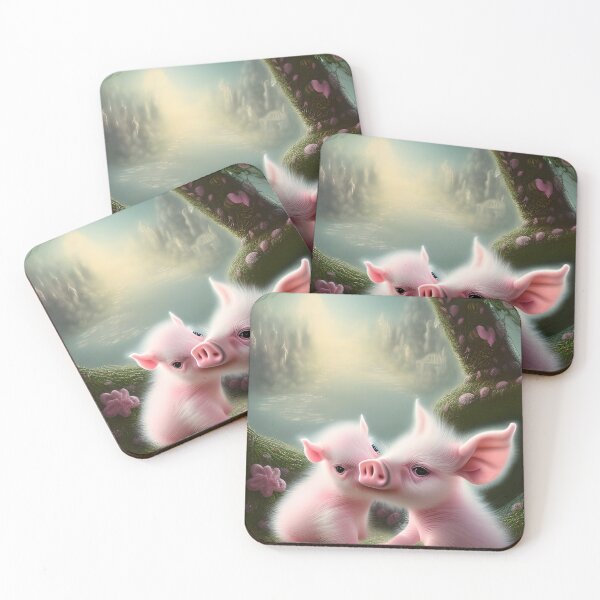 Item preview, Cute baby Pigs designed and sold by purplesensation.