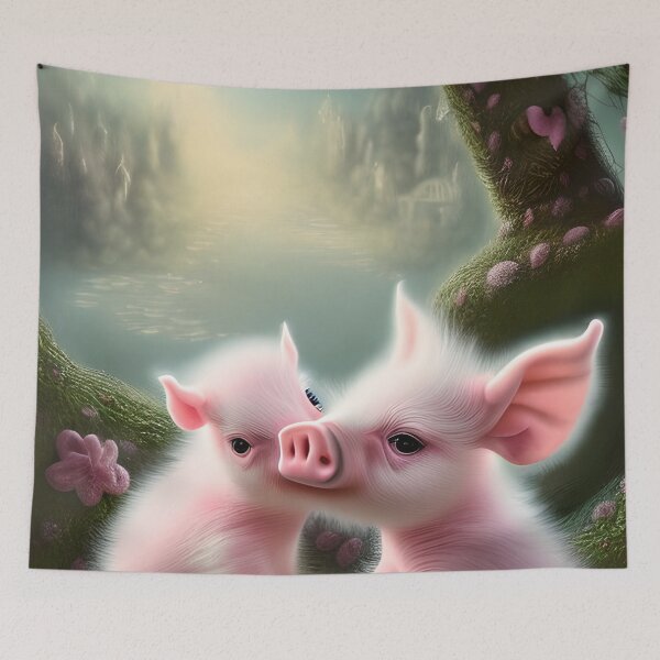 Item preview, Cute baby Pigs designed and sold by purplesensation.