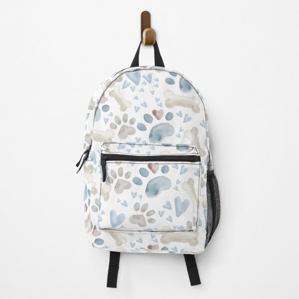 Item preview, Watercolor Paw Prints and Bones designed and sold by storyboxdesigns.