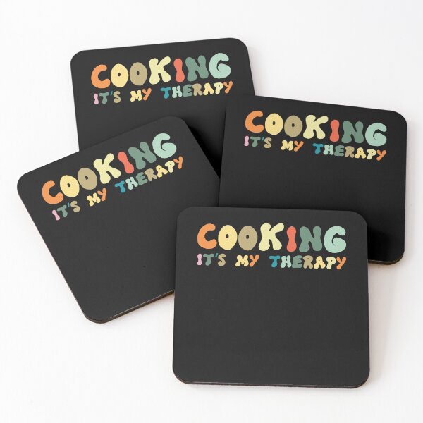 Item preview, Cooking it's My Therapy Funny Cooking chef gift designed and sold by MouDantArts.