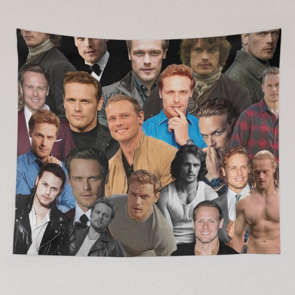 Item preview, sam heughan photo collage designed and sold by T-shirtakStore.