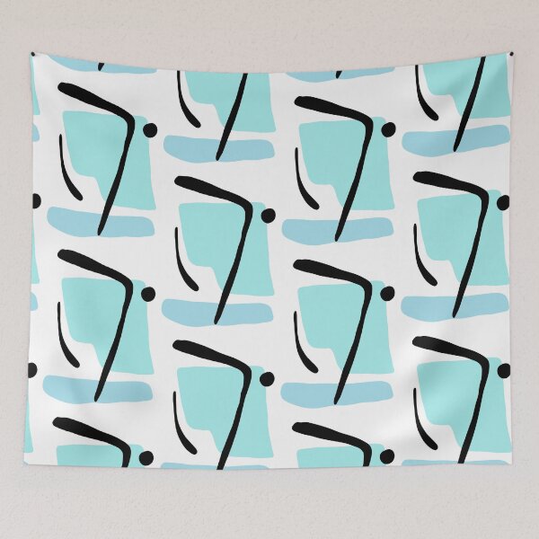 Item preview, Aqua Abstract  designed and sold by ArtByBaird.