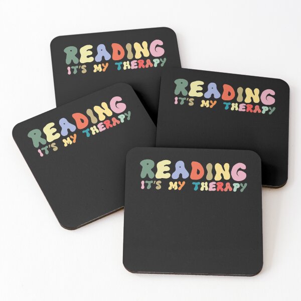 Item preview, Reading it's My Therapy Books lover gift designed and sold by MouDantArts.