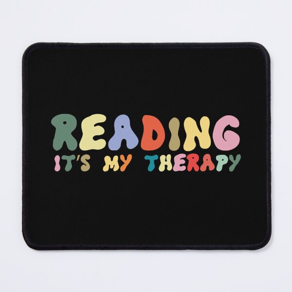 Item preview, Reading it's My Therapy Books lover gift designed and sold by MouDantArts.