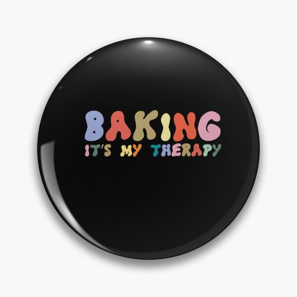 Item preview, Baking it's My Therapy Funny baker chef gift designed and sold by MouDantArts.