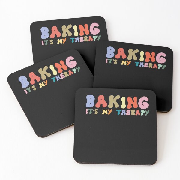 Item preview, Baking it's My Therapy Funny baker chef gift designed and sold by MouDantArts.