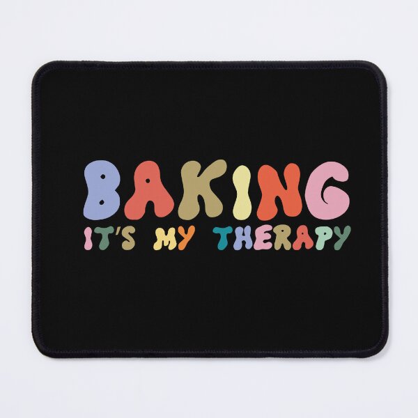 Item preview, Baking it's My Therapy Funny baker chef gift designed and sold by MouDantArts.