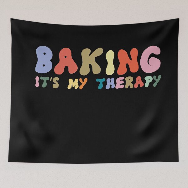Item preview, Baking it's My Therapy Funny baker chef gift designed and sold by MouDantArts.