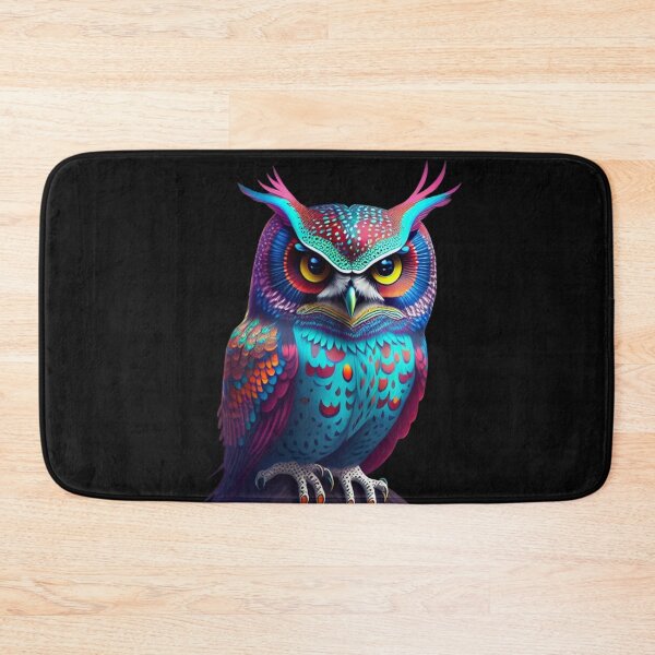 Item preview, Rainbow Wise Owl designed and sold by CraftyAnimal.
