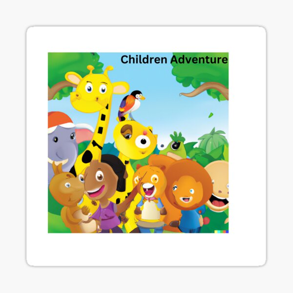 children adventure Sticker