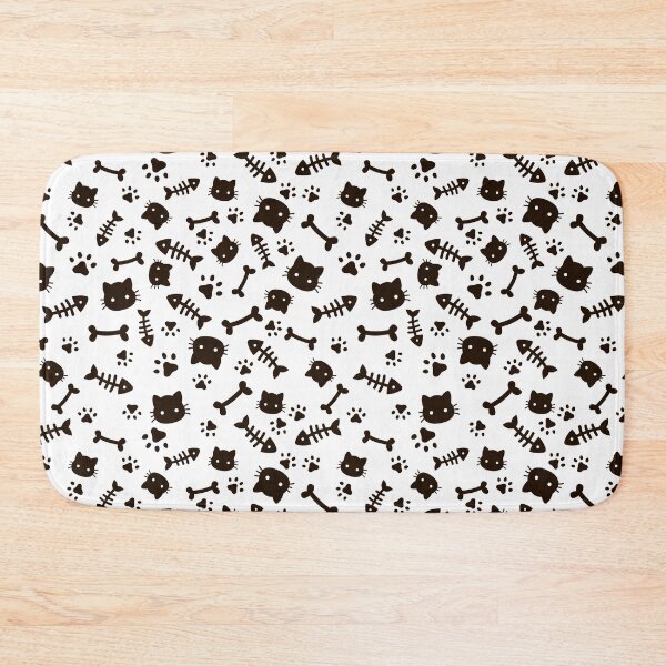 Item preview, Cats and Fish Bones designed and sold by storyboxdesigns.
