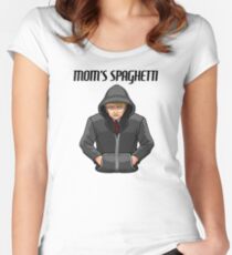 Mom's Spaghetti_final Women's Fitted Scoop T-Shirt
