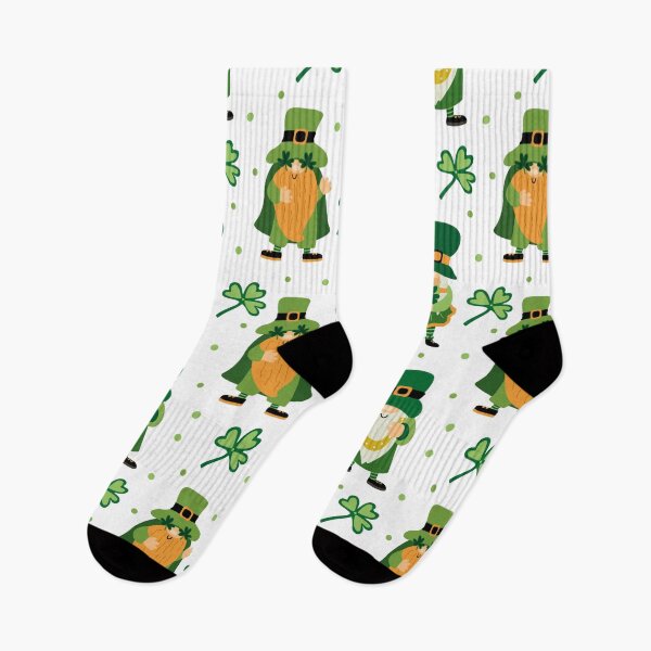 Item preview, St Patrick's Day Gnome with Shamrock Shirt Irish Fun St Patty's Day for Women Men Kids designed and sold by Teez-Me.