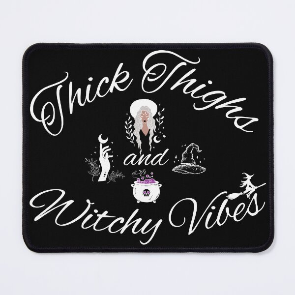 Item preview, Thick Thighs and Witchy Vibes Fun and Funny Gift for a Witch  designed and sold by barretp27.