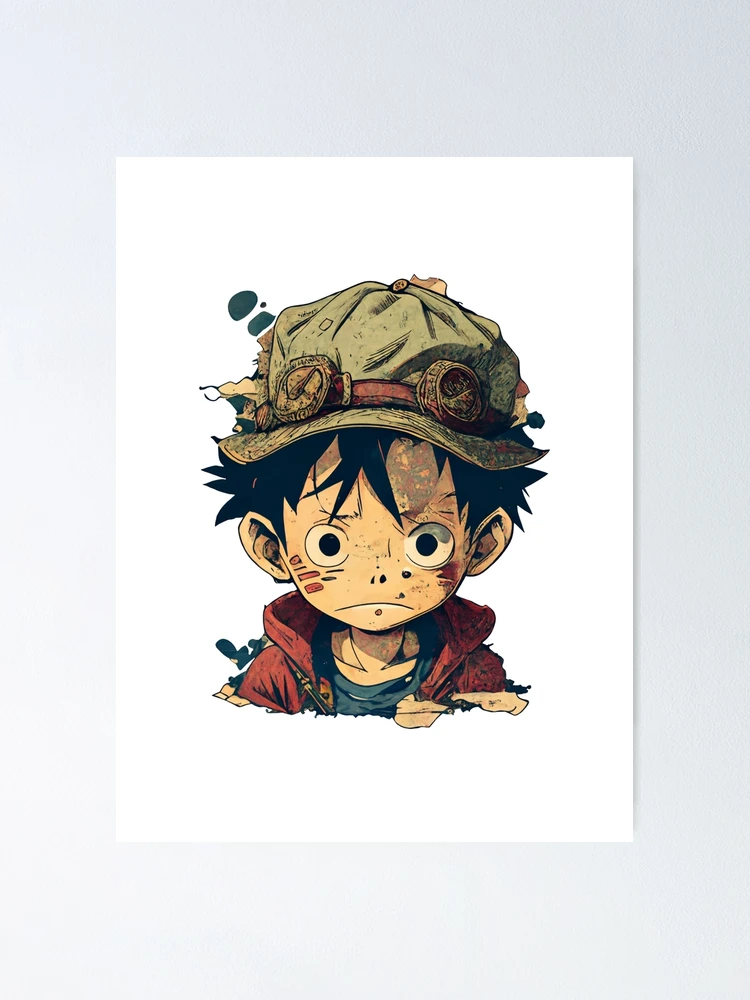 39/100) Monkey D. Luffy  One piece drawing, Album artwork cover