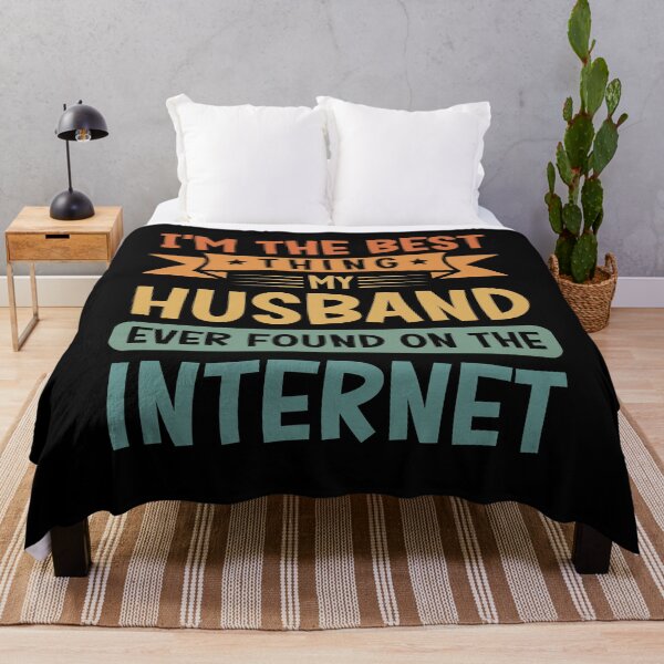 Item preview, I'm The Best Thing My Husband Ever Found On The Internet Retro Funny designed and sold by ohmier.