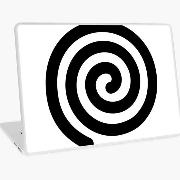 Spiral, helix, scroll, loop, volute, spire, #Spiral, #helix, #scroll, #loop, #volute, #spire  Laptop Skin