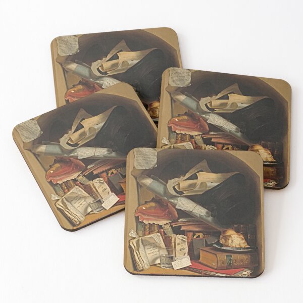 Item preview, Poor Artist's Cupboard Painting c. 1815 - Truly a Tale As Old as Time  designed and sold by MAIMIAM.