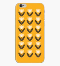Tulpenmuster-Telefon-Kasten im Senf-Gelb iPhone-Hülle & Cover
