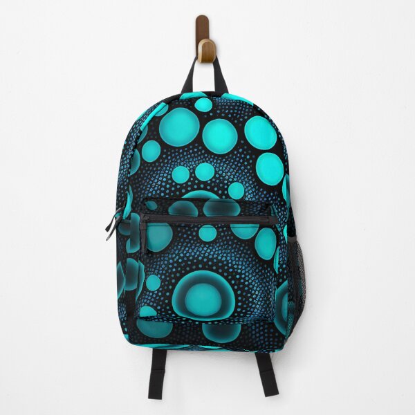 Item preview, Glowing blue polka dots design designed and sold by UmagineArts.