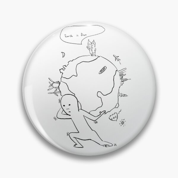 Item preview, Alien vs Flat-Earthers designed and sold by doteau.