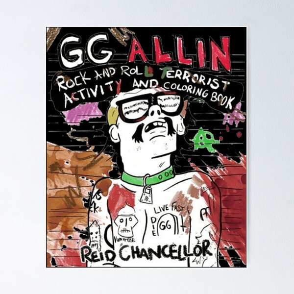 GG ALLIN / GGアリン 現地オリジナルポスター 当時物 ハードコア Gg Allin Poster | eBay