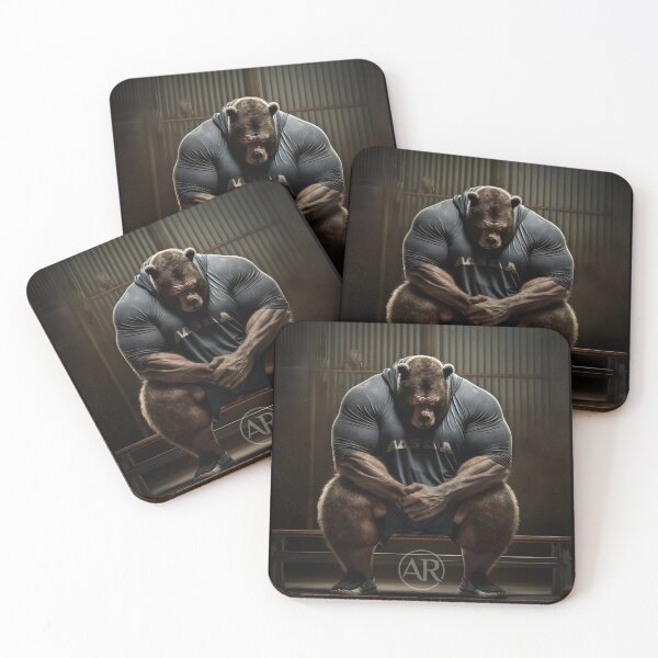 Item preview, Gym Beast Bear designed and sold by Algorithmic Reality.
