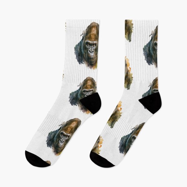 Item preview, Mountain Gorilla Head Watercolor art designed and sold by Brockinator.