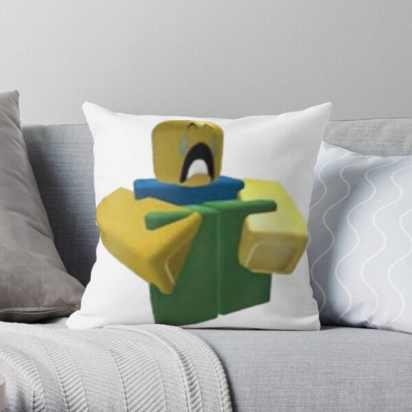 OOF Head Roblox Throw Pillow by Vacy Poligree - Pixels